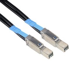 Mini-SAS HD SFF-8644 to Mini-SAS SFF-8644 External Cable for Expander 0.5M 